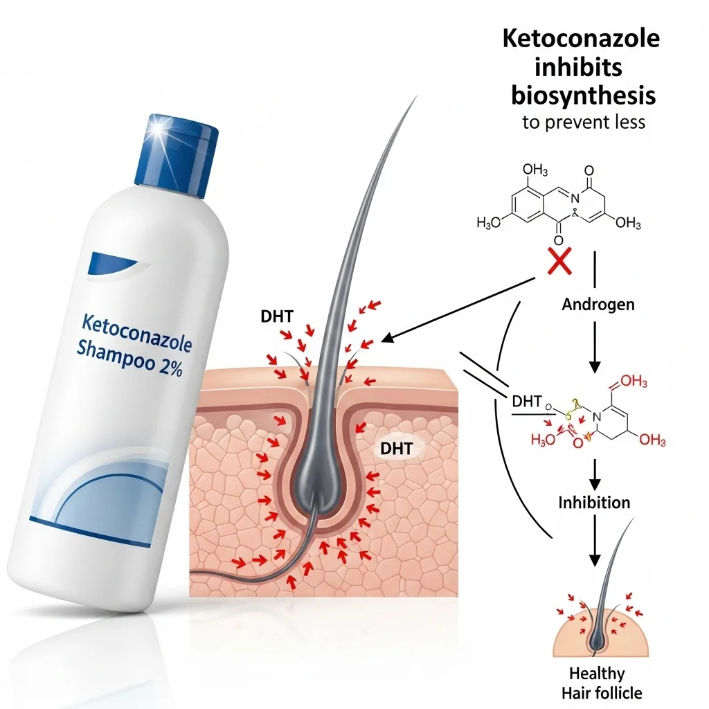 Usando Cetoconazol para Combater a Queda de Cabelo - Featured image for article about steroid education