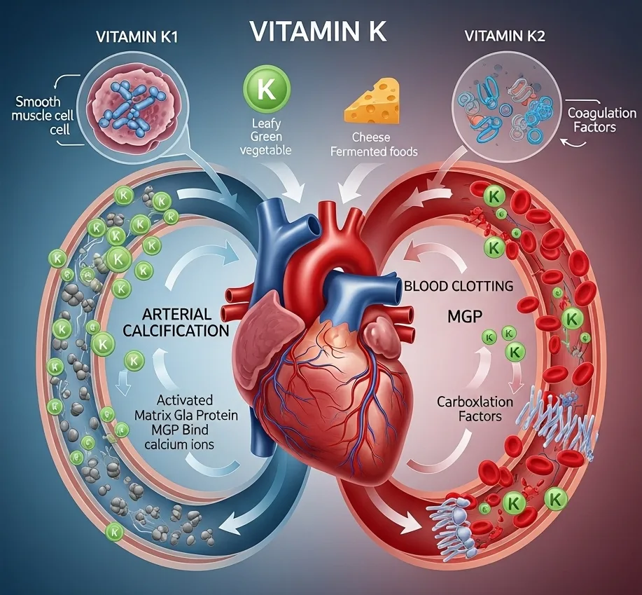 O Papel da Vitamina K na Saúde Cardiovascular - Featured image for article about steroid education