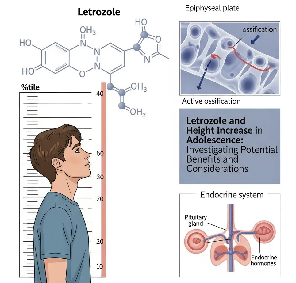 Letrozole e o Aumento da Altura na Adolescência - Featured image for article about steroid education