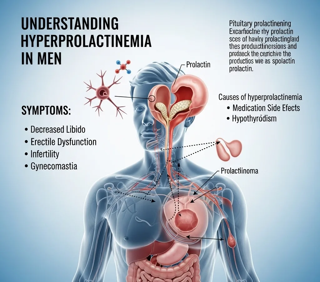 Compreendendo a Hiperprolactinemia em Homens - Featured image for article about steroid education