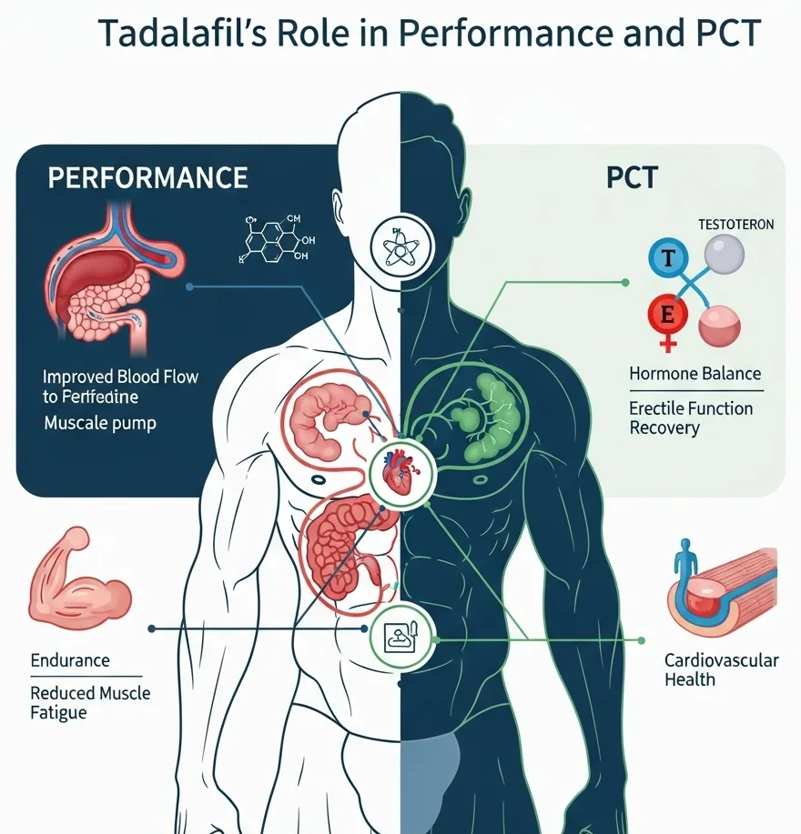O Papel do Tadalafil no Desempenho e na TPC - Featured image for article about steroid education
