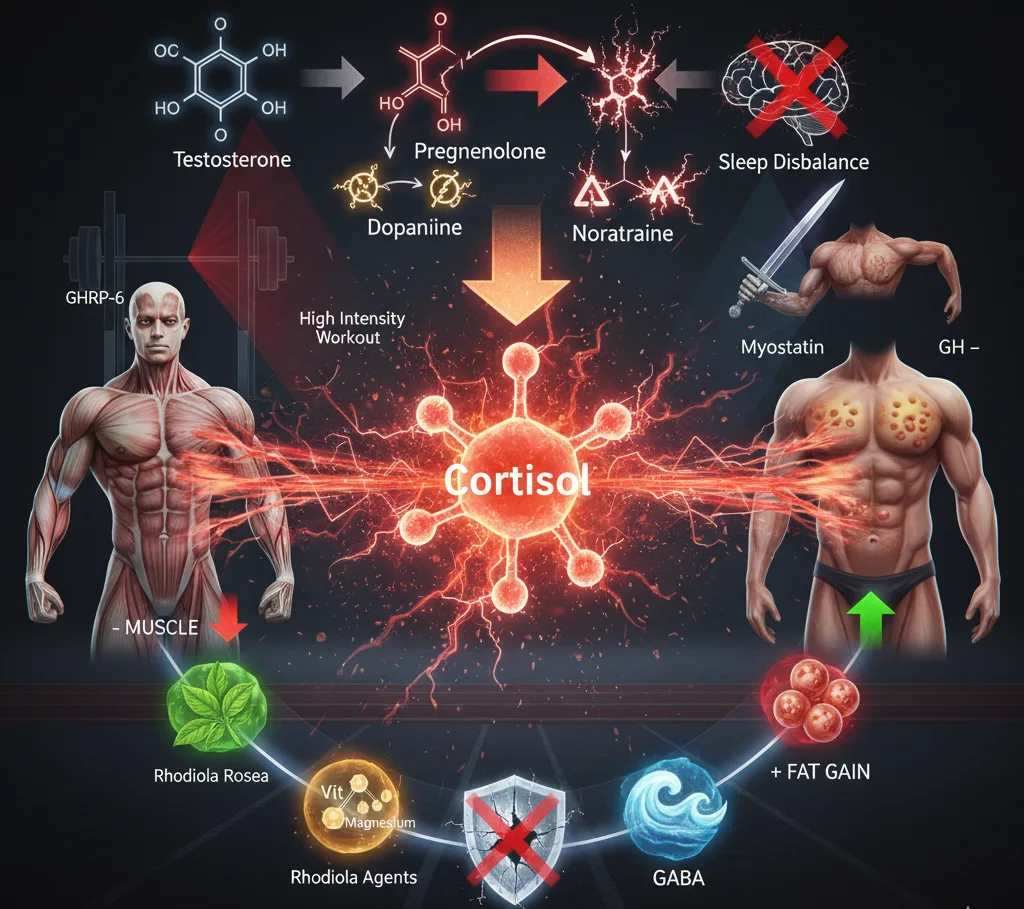 Compreendendo e Gerenciando o Cortisol: O Hormônio do Estresse - Featured image for article about steroid education