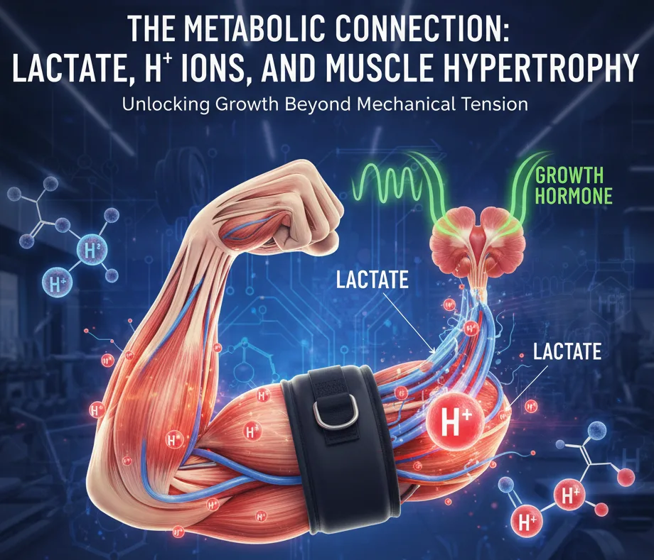 A Conexão Metabólica: Lactato, Íons H⁺ e Hipertrofia Muscular - Featured image for article about steroid education