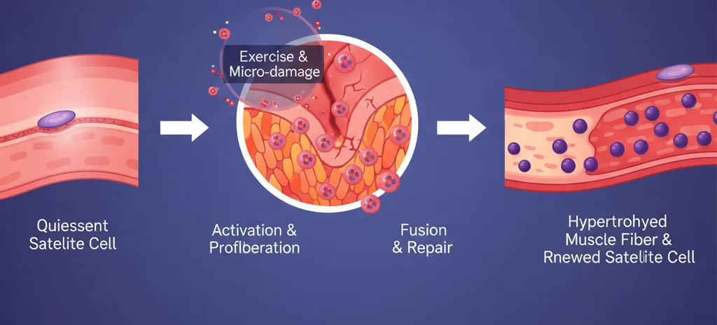 Os Heróis Desconhecidos do Crescimento Muscular: Entendendo as Células Satélite - Featured image for article about steroid education