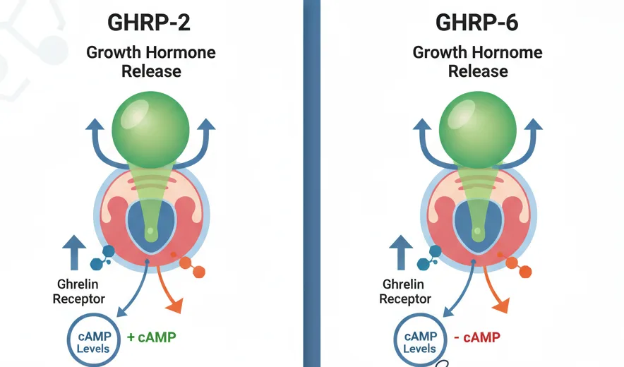 GHRP-2 vs. GHRP-6: Desvendando as Nuances dos Peptídeos Liberadores do Hormônio do Crescimento - Featured image for article about steroid education