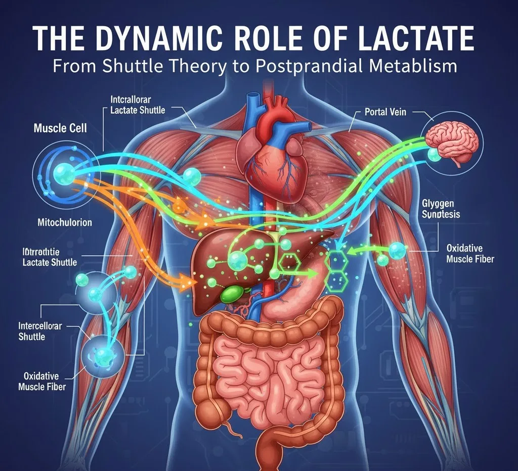 Il Ruolo Dinamico del Lattato: Dalla Teoria dello Shuttle al Metabolismo Postprandiale - Featured image for article about steroid education
