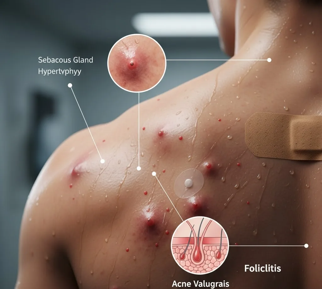 Come i cicli anabolizzanti e gli effetti collaterali dermatologici possono impattare gli atleti - Featured image for article about steroid education