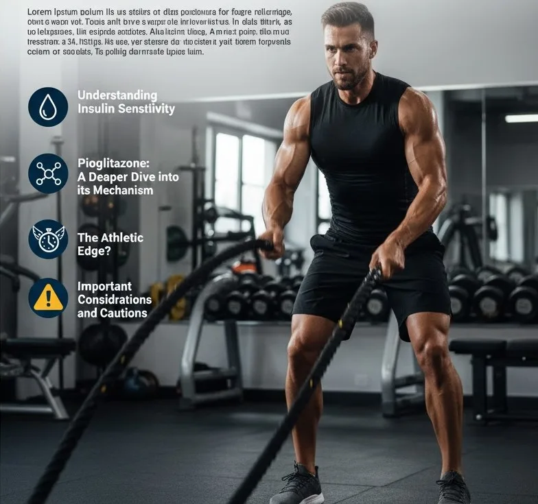 Pioglitazone e Sensibilità all'Insulina per Atleti - Featured image for article about steroid education