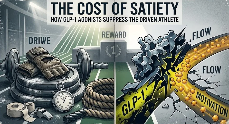 The Cost of Satiety: How GLP-1 Agonists Suppress the Driven Athlete - Featured image