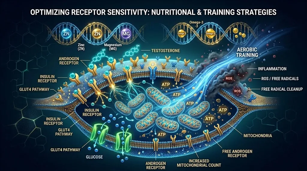 علم الخلايا الخاص بحساسية المستقبلات - Featured image for article about steroid education