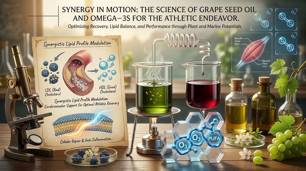 The Science of Grape Seed Oil, Proanthocyanidins, and Lipid Profile Optimization - Featured image